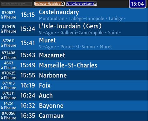 Horaires train Belfort